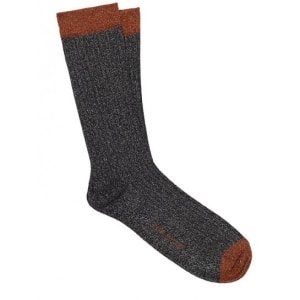 Calcetines de purpurina gris